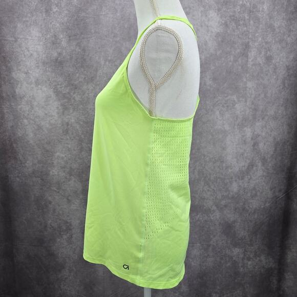 Gap Fit Green Racerback Performance Sports Activewear Tank Top Small - Picture 3 of 5